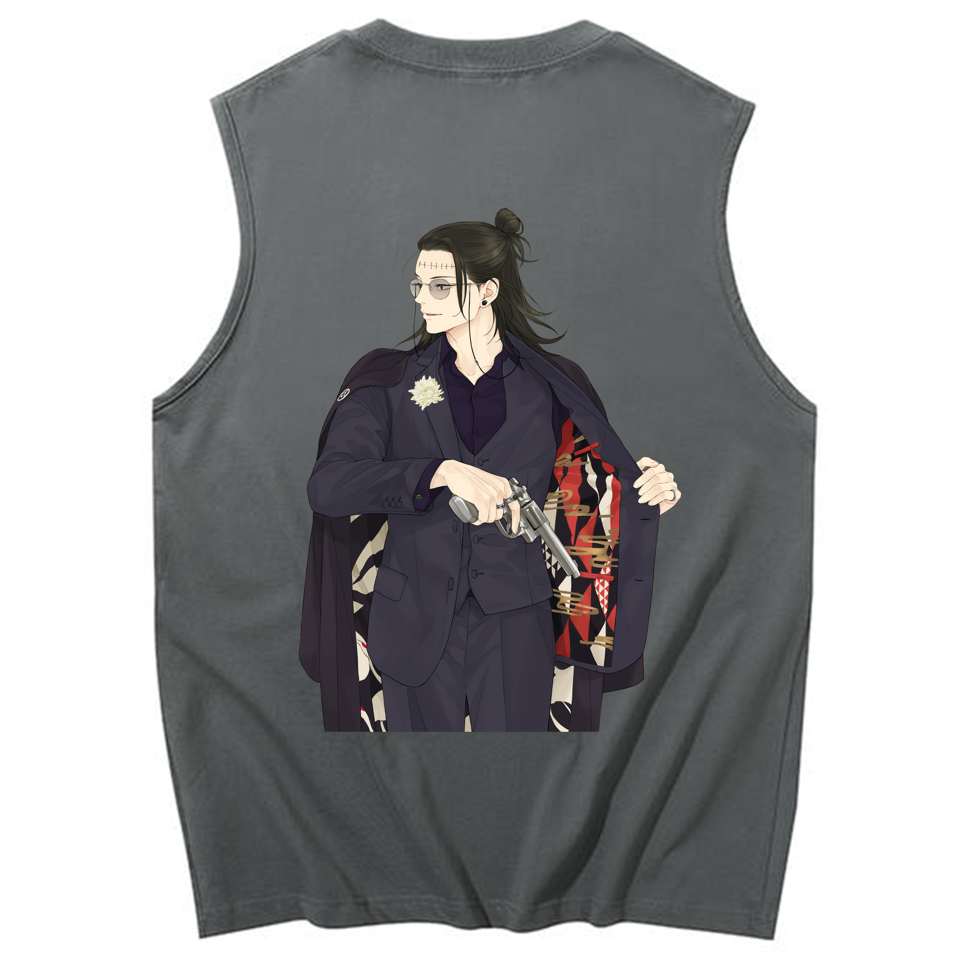 （画像用） 呪術廻戦 Jujutsu Kaisen コットン100％タンクトップ（背面プリント）